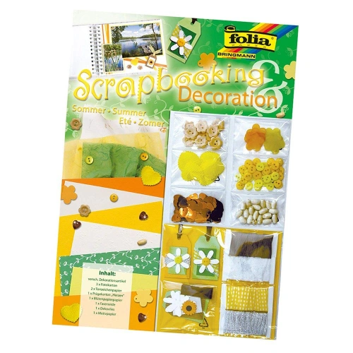 Детски комплект за апликации и скрапбукинг Лято PAT68630