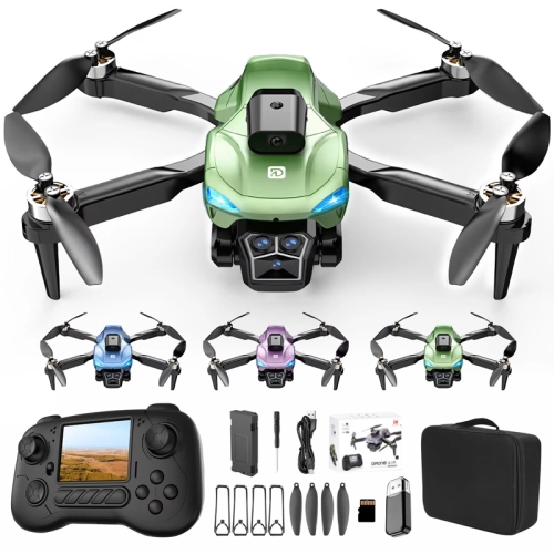 Зелен сгъваем дрон с HD камера,WiFi предаване в реално време PAT68738