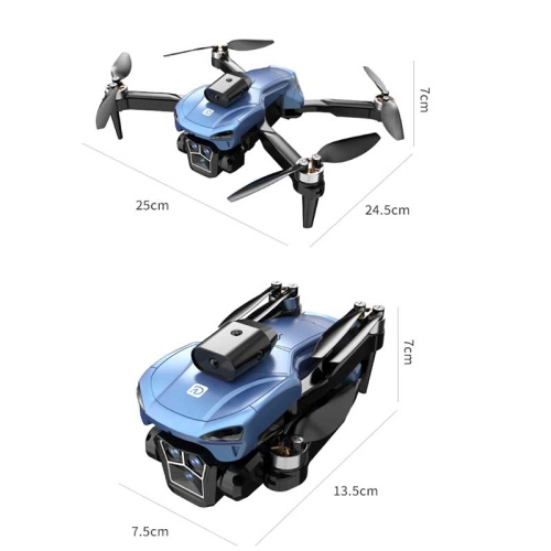 Син дрон с камера, сензори за препятствия и режим без глава PAT68745