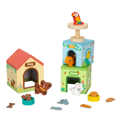 Детски комплект за игра Домашните любимци и техните къщички PAT68751