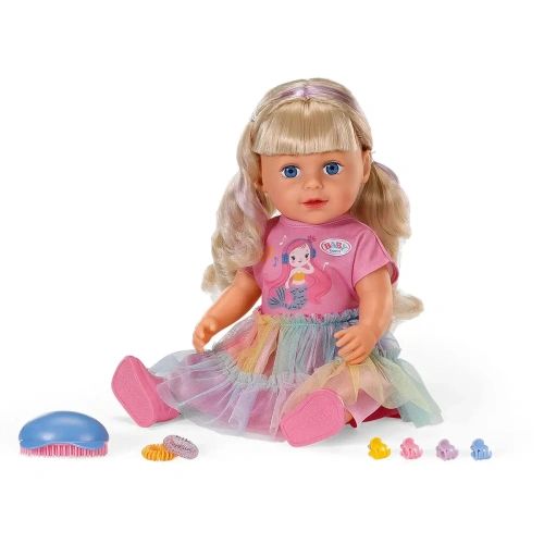 Детска кукла Карла с дълга коса 43 см Baby Born PAT68752