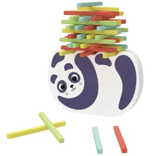 Детска дървена игра за баланс Панда PAT68754