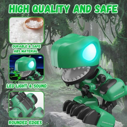 Интерактивен сглобяем динозавър Дино с RC в зелен цвят PAT68805