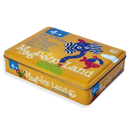 Детска магнитна игра в метална кутия Забавни животни PAT68815