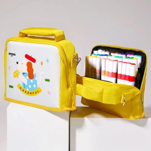 Детски акрилни маркери в текстилно куфарче 36 цвята PAT68817