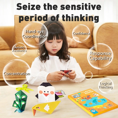 Детски комплект Арт оригами със зони за оцветяване PAT68824