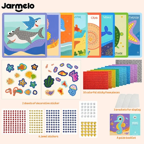 Детски картини с мозайки и стикери Океан PAT68829