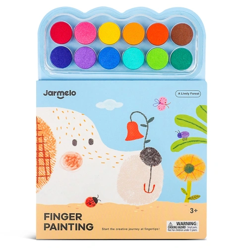 Книжка за рисуване с пръсти боички Животът в гората PAT68836