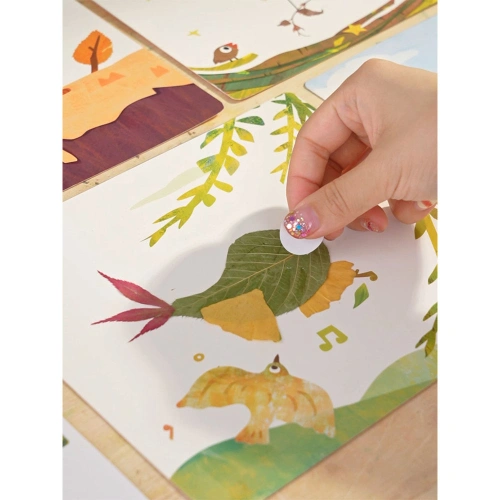Детски комплект за творчество Колажи с листа PAT68837