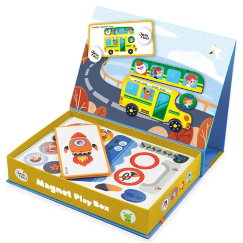 Бебешка магнитна книга-куфар Трафик PAT68841