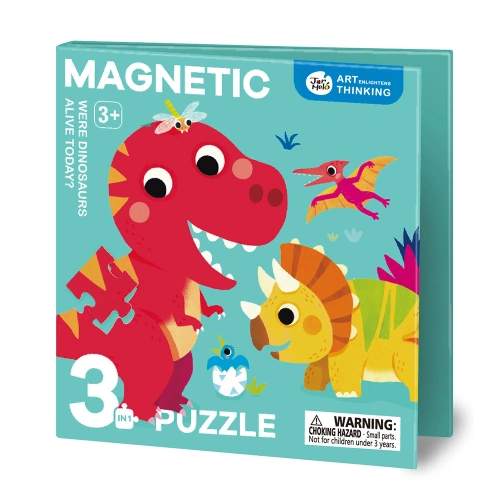 Магнитни прогресивни пъзели Живи ли са динозаврите? 3 в 1 PAT68842