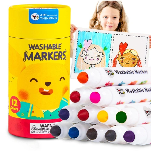 Миещи се бебешки маркери Бебето Ру 12 цвята PAT68843