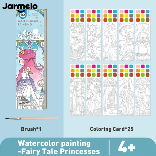 Рисуване и оцветяване с водни боички Приказни принцеси PAT68881