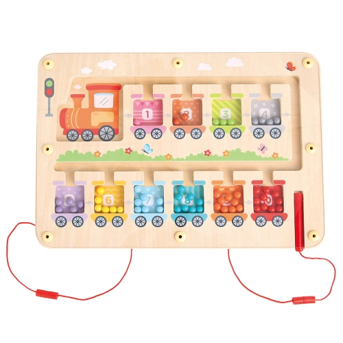 Магнитен лабиринт за тренировки по писане с двустранна дъска PAT68935