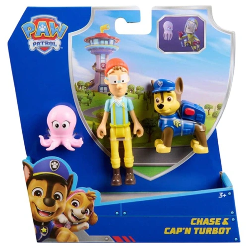 Комплект детски фигури Paw Patrol Chase and Captain Turbot PAT68963