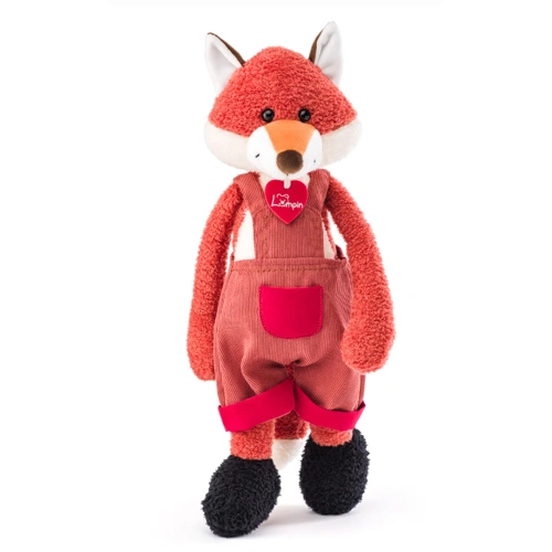 Детска играчка Плюшена лисица с гащеризон Леонардо 40 см PAT68970