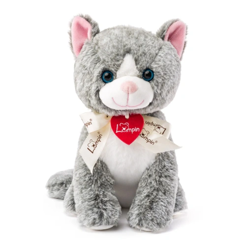 Детска играчка Плюшено тъмно сиво коте Мадлен 25 см PAT68977