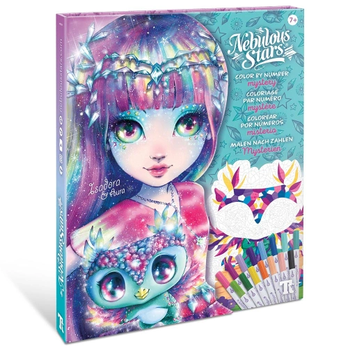 Детска книжка за оцветяване по номера Мистерия PAT69069