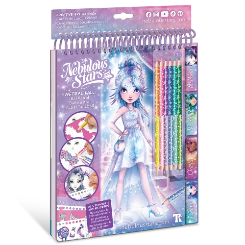 Детска творческа книга за мода Звезден бал PAT69086