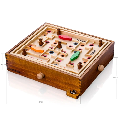 Детски дървен голям лабиринт с топче PAT69140