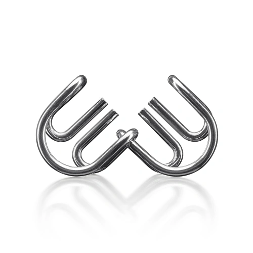 Сет детски дървени и метални пъзели-главоблъсканици 6 броя PAT69143