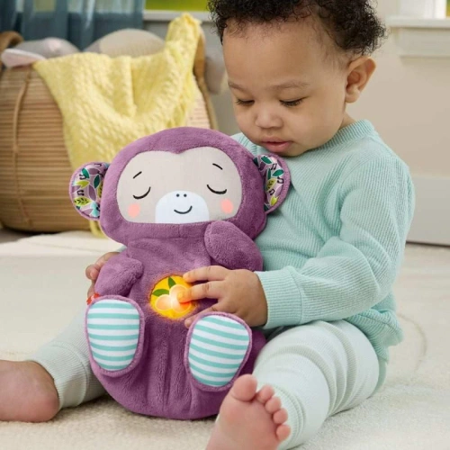 Детска плюшeна играчка Purple Monkey Soothe and Snuggle PAT69174