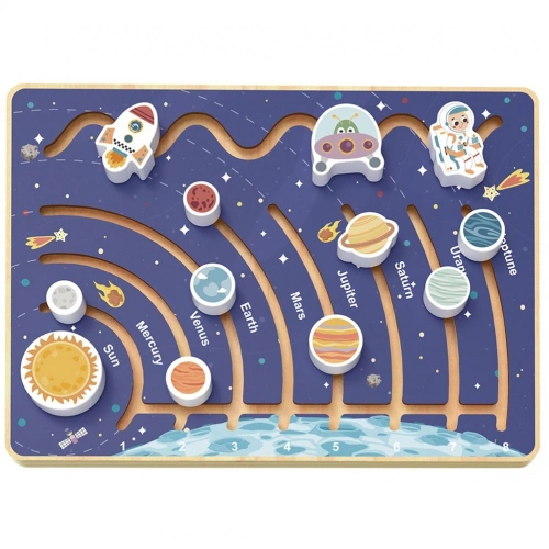 Детски дървен лабиринт Космос PAT69177