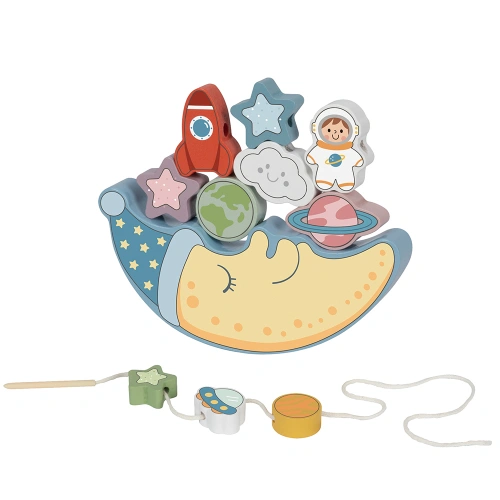 Детска дървена игра за баланс 2 в 1 PAT69181