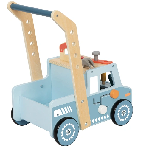 Бебешки дървен уокър за прохождане Камион с инструменти PAT69185