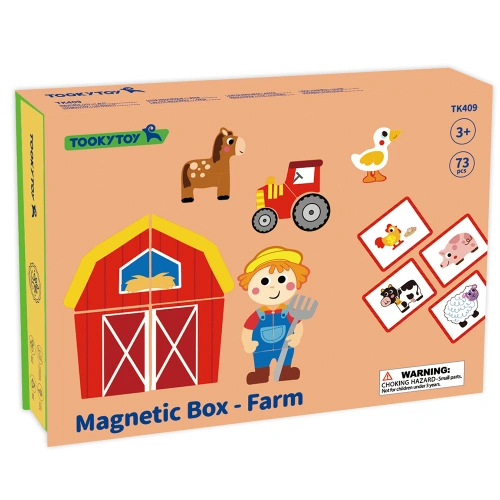 Магнитна книга Магнитна детска игра Животните от Фермата PAT69198