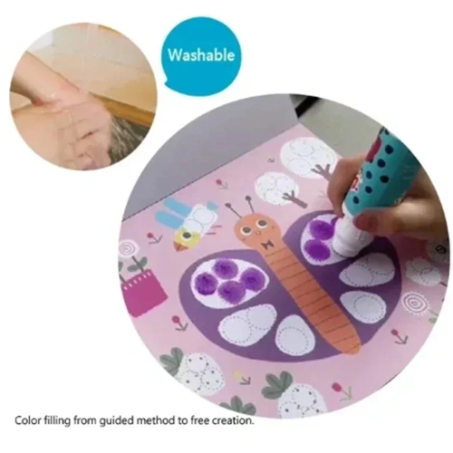 Детски творчески комплект за рисуване с точки 6 цвята PAT69204