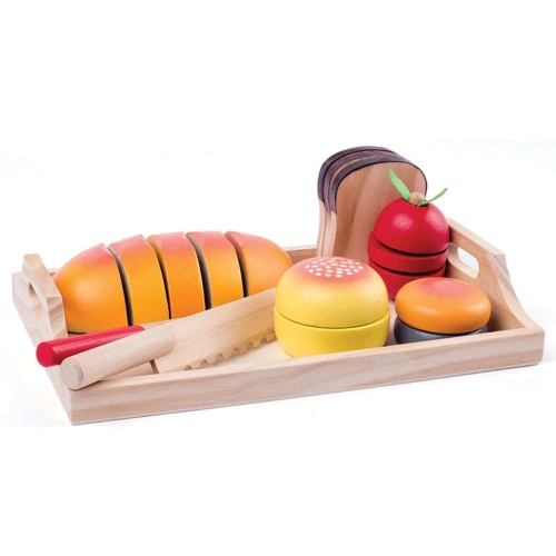 Детски дървени продукти за рязане Закуска PAT69219