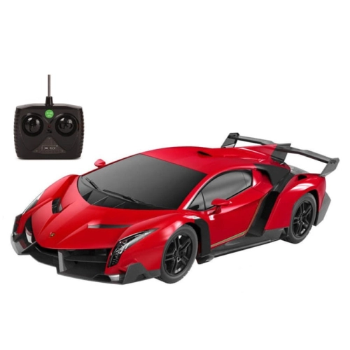 Детска червена кола с дистанционно Lamborghini Veneno 1:24 PAT69299