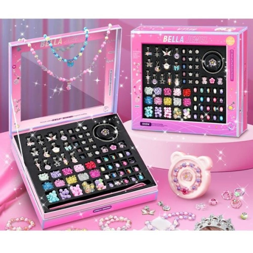 Творчески комплект детски мъниста и висулки Bella Jewel PAT69304