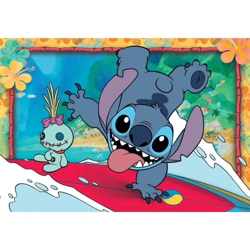 Комплект 2 броя детски пъзела по 20 части Stitch PAT69626