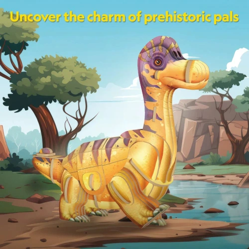 Детски занимателен пъзел 3D Dinosaur Брахиозавър 54ч. PAT69689