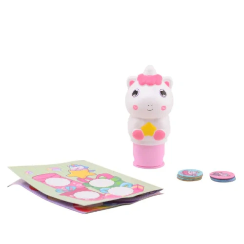 Детски печат за стикери еднорог 100 стикера PAT69707