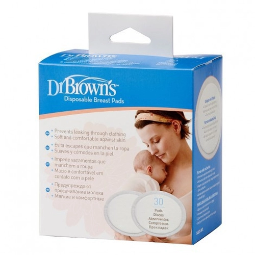 Подплънки за кърмачки Dr. Brown's® за еднократна употреба - 30бр | P45074