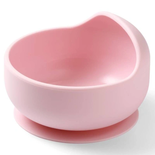 Бебешка розова силиконова купа с вендуза PAT70988