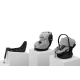 Детски светлосив стол за кола 9-18 кг. Elm Light Grey  - 11