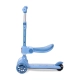 Детска тротинетка с 3 колела и седалка Speedster Blue  - 3