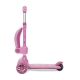 Детска тротинетка с 3 колела и седалка Speedster Pink  - 5