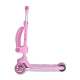 Детска тротинетка със сгъваема седалка Jetster Plus Pink  - 5