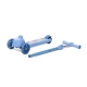 Детска синя тротинетка със светещи гуми Jetster Blue  - 3