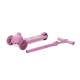 Детска розова тротинетка със светещи гуми Jetster Pink  - 3