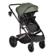 Бебешка стилна комбинирана количка All road Dark-green  - 4