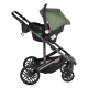 Бебешка стилна комбинирана количка All road Dark-green  - 9