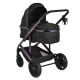 Бебешка стилна комбинирана количка All road Black  - 2