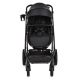 Бебешка стилна комбинирана количка All road Black  - 3