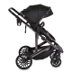 Бебешка стилна комбинирана количка All road Black  - 6